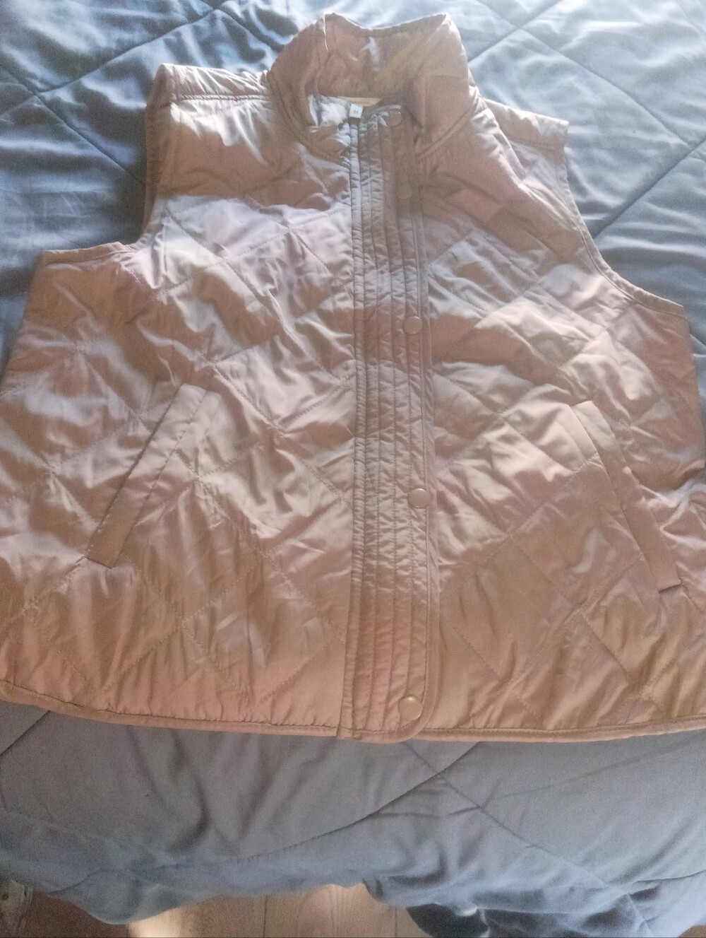 Maurices Light Tan Quilted Puffer Vest - Sleeveless Jacket